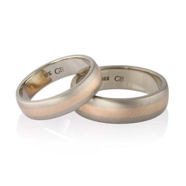 bespoke matching wedding bands