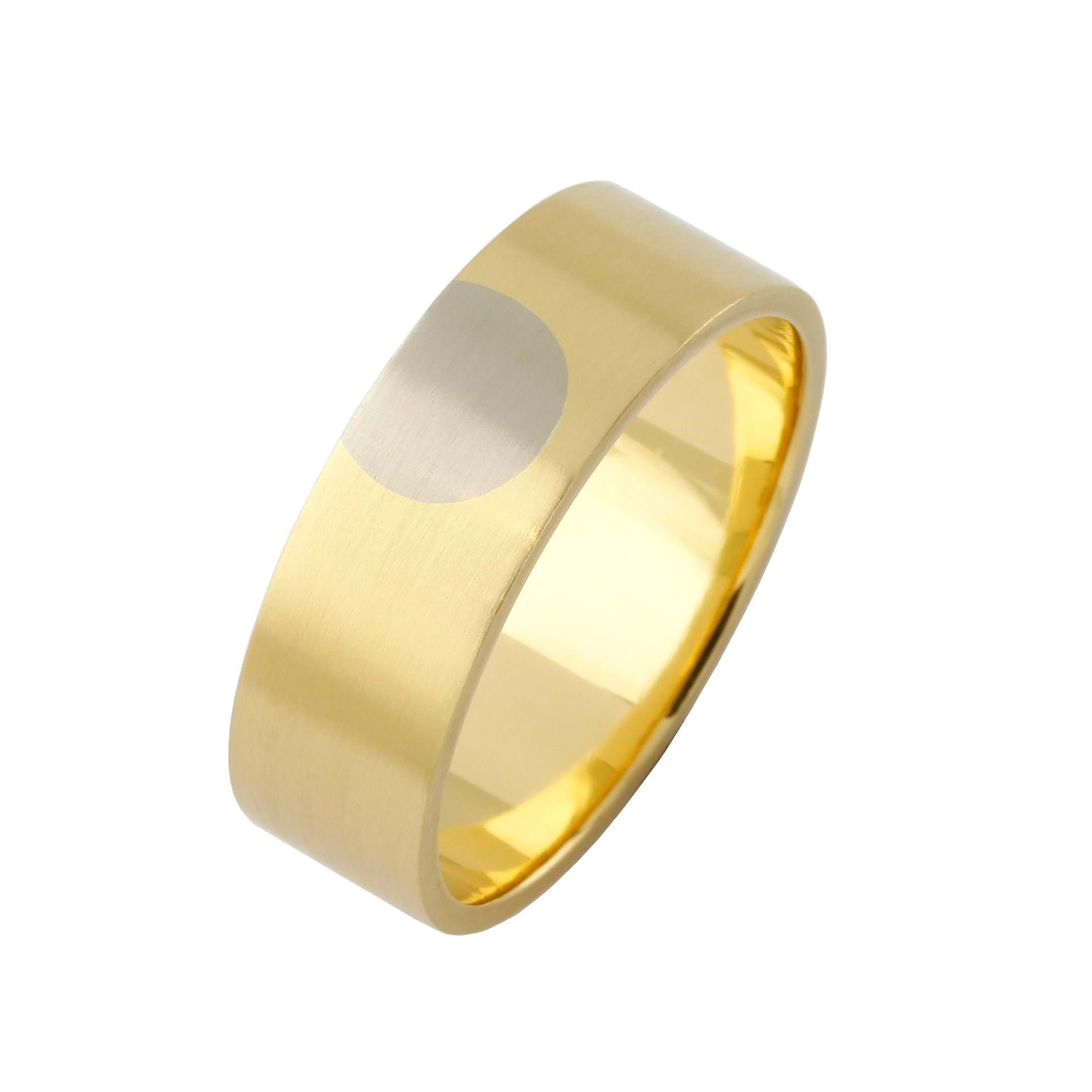 mens gold wedding band