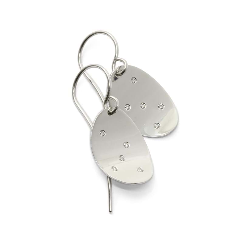 platinum & diamond earrings